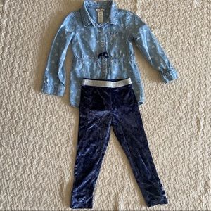 Guess Girls Long Sleeves Shirt Size 4T